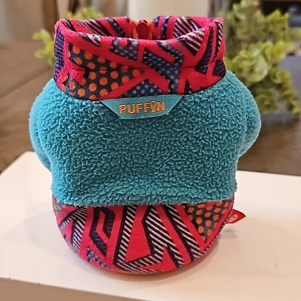 Fleece drinkware insulated 12oz. puffin NWOT